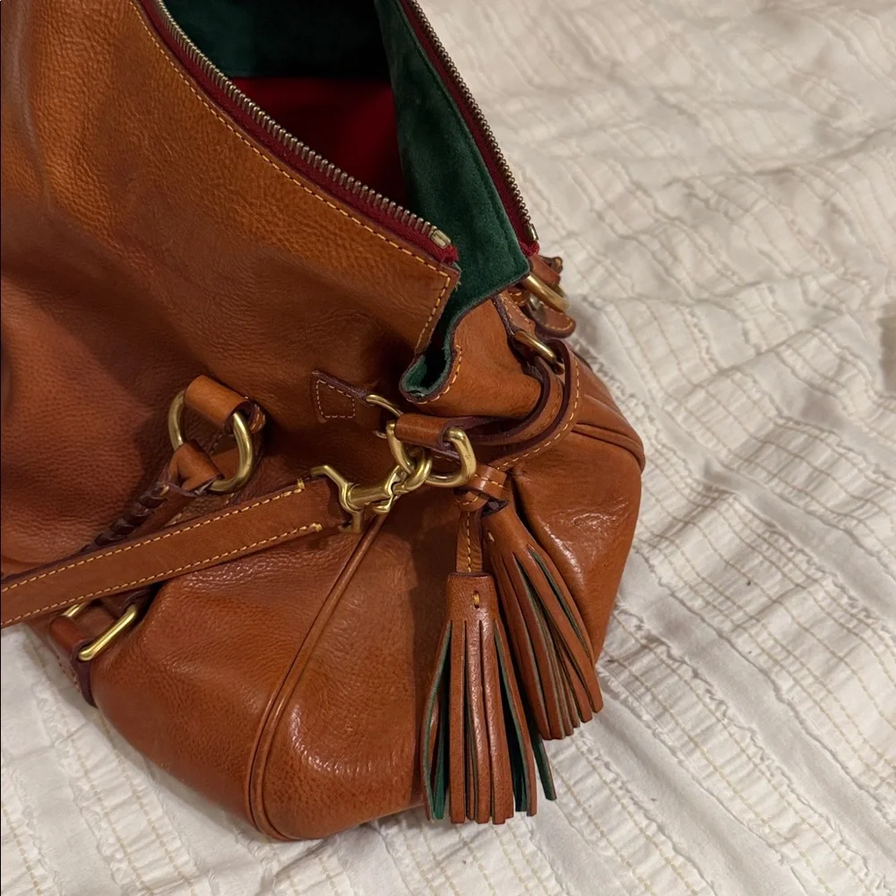 Dooney and Bourke Brown Leather Handbag - Picture 8 of 8